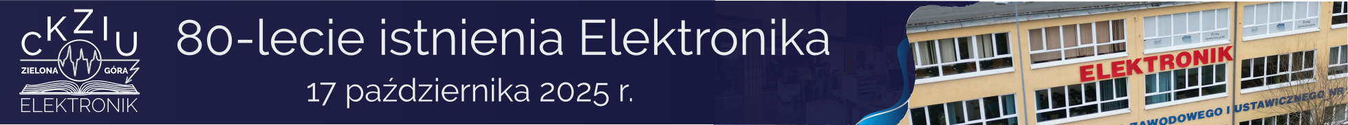 Baner 80-lecia Elektronika